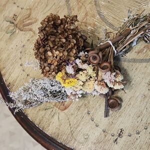 Fall Real Dried Floral Bouquet